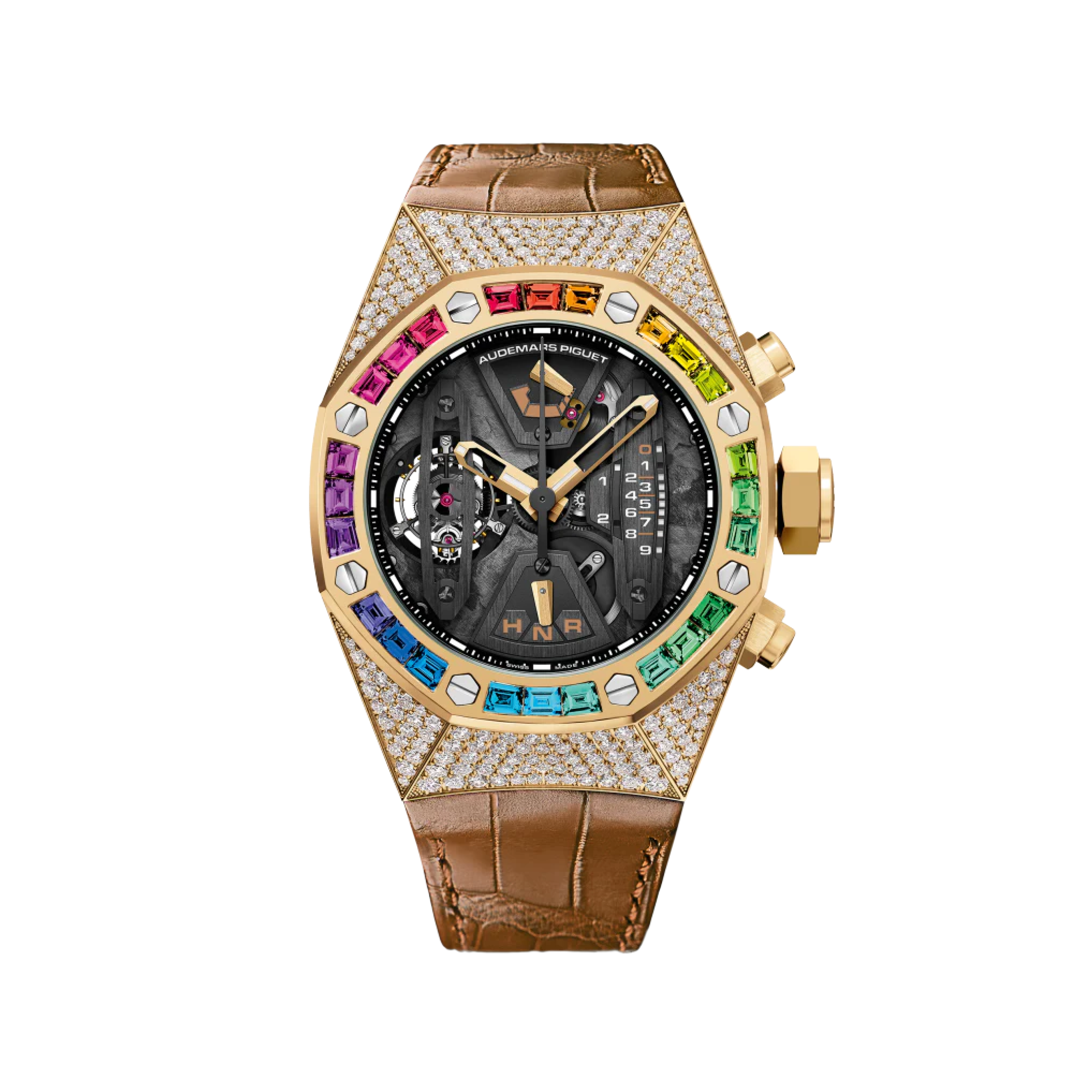 Audemars Piguet Royal Oak Concept Tourbillon Chronograph Yellow Gold/Rainbow 26235BA.YY.D502CR.01